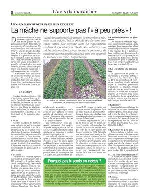 La mâche ne supporte pas l’«à peu près»! La mâche ne supporte pas l’«à peu près»!
