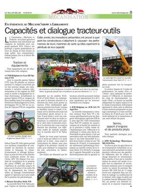 Capacités et dialogue tracteur-outils Capacités et dialogue tracteur-outils