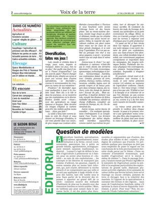 Dans ce numéro Dans ce numéro