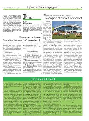 Maladies bovines: où en est-on? Maladies bovines: où en est-on?