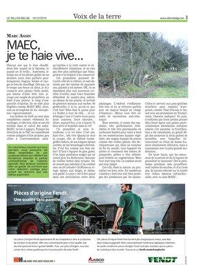 MAEC, je te haie vive... MAEC, je te haie vive...