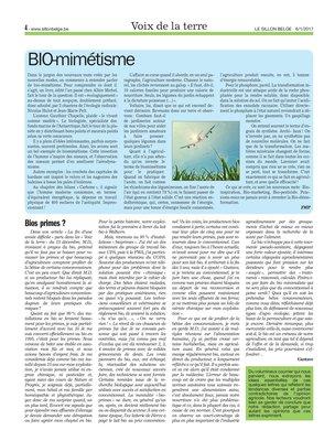 BIO-mimétisme BIO-mimétisme
