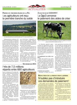 N’oubliez pas d’introduirevos demandes de paiement! N’oubliez pas d’introduirevos demandes de paiement!