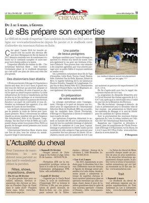 Le sBs prépare son expertise Le sBs prépare son expertise