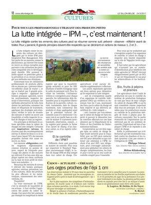 La lutte intégrée – IPM –, c’est maintenant! La lutte intégrée – IPM –, c’est maintenant!