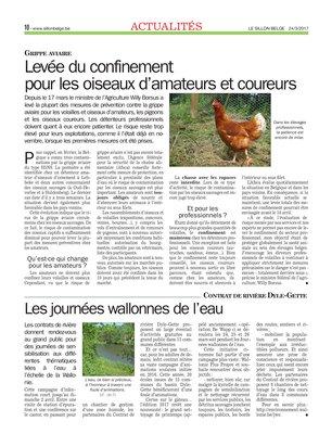 Levée du confinement pour les oiseaux d’amateurs et coureurs