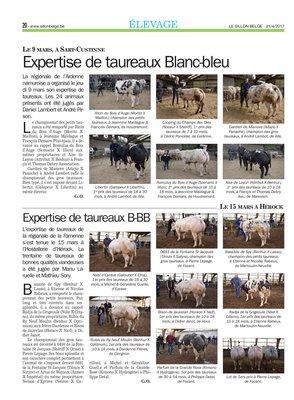 Expertise de taureaux Blanc-bleu Expertise de taureaux Blanc-bleu