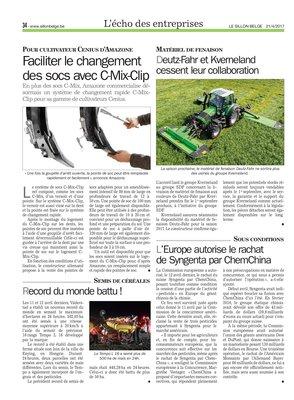 L’Europe autorise le rachatde Syngenta par ChemChina L’Europe autorise le rachatde Syngenta par ChemChina