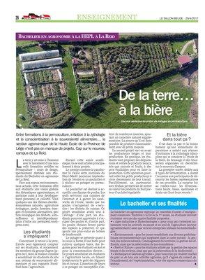 De la terre… à la bière De la terre… à la bière
