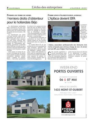 Premiers droits d’obtenteur pour le hollandais Béjo Premiers droits d’obtenteur pour le hollandais Béjo