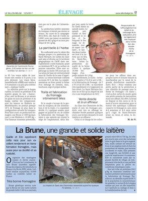 Une double passion commune,la Brune des Alpes et le Saint-Nectaire Une double passion commune,la Brune des Alpes et le Saint-Nectaire