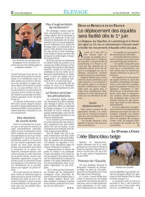 Le déplacement des équidés sera facilité dès le 1er juin Le déplacement des équidés sera facilité dès le 1er juin