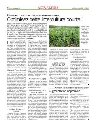 Optimisez cette interculture courte! Optimisez cette interculture courte!