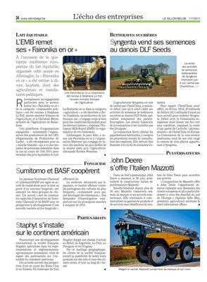 Staphyt s’installesur le continent américain Staphyt s’installesur le continent américain