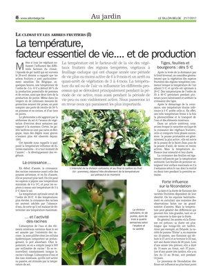 La température,facteur essentiel de vie.... et de production La température,facteur essentiel de vie.... et de production