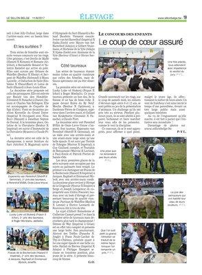 Quel que soit leur âge, les éleveurs Blanc-bleu fédèrent autour des rings Quel que soit leur âge, les éleveurs Blanc-bleu fédèrent autour des rings