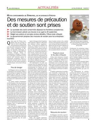 Des mesures de précaution et de soutien sont prises Des mesures de précaution et de soutien sont prises