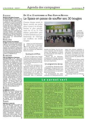 Le Space en passe de souffler ses 30 bougies Le Space en passe de souffler ses 30 bougies