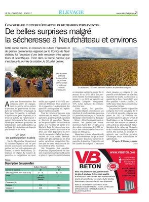 De belles surprises malgréla sécheresse à Neufchâteau et environs De belles surprises malgréla sécheresse à Neufchâteau et environs