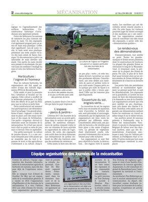L’équipe organisatrice des Journées de la mécanisation L’équipe organisatrice des Journées de la mécanisation