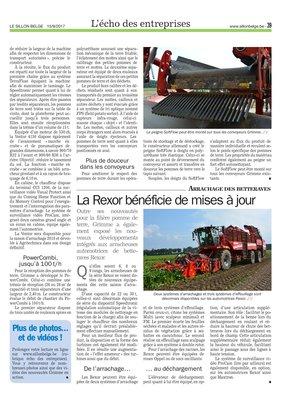 La Rexor bénéficie de mises à jour La Rexor bénéficie de mises à jour