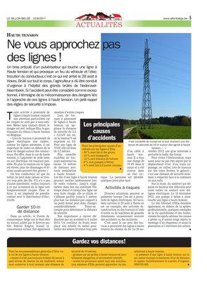 Les principales causes d’accidents Les principales causes d’accidents