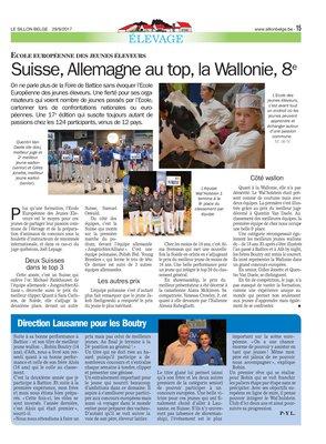 Suisse, Allemagne au top, la Wallonie, 8e Suisse, Allemagne au top, la Wallonie, 8e