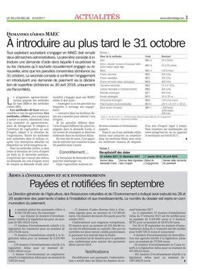 Payées et notifiées fin septembre Payées et notifiées fin septembre