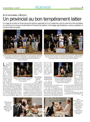 Un provincial au bon tempérament laitier Un provincial au bon tempérament laitier