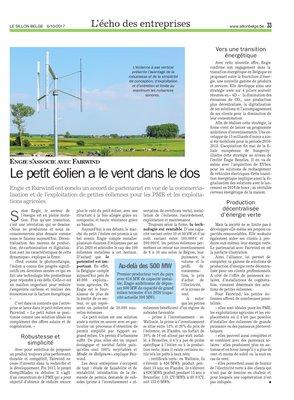 Le petit éolien a le vent dans le dos Le petit éolien a le vent dans le dos