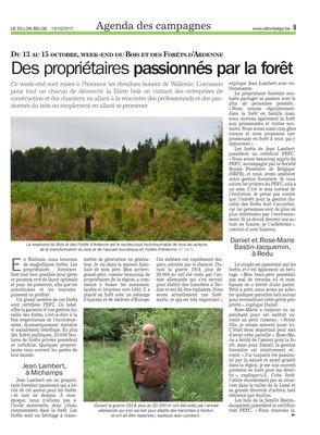 Des propriétaires passionnés par la forêt Des propriétaires passionnés par la forêt