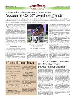 Assurer le CSI 3* avant de grandir Assurer le CSI 3* avant de grandir