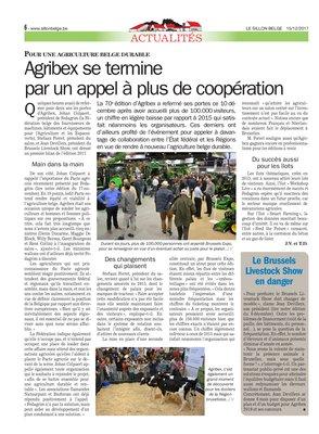 Agribex se terminepar un appel à plus de coopération Agribex se terminepar un appel à plus de coopération