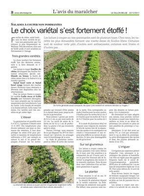 Le choix variétal s’est fortement étoffé! Le choix variétal s’est fortement étoffé!