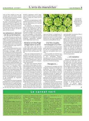 Le choix variétal s’est fortement étoffé! Le choix variétal s’est fortement étoffé!
