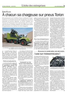 À chacun sa chargeuse sur pneus Torion À chacun sa chargeuse sur pneus Torion