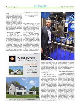 Le robot de traite toujours plus populaire Le robot de traite toujours plus populaire