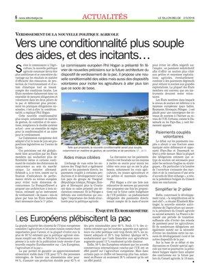 Vers une conditionnalité plus souple des aides, et des incitants… Vers une conditionnalité plus souple des aides, et des incitants…