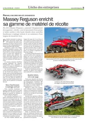 Massey Ferguson enrichitsa gamme de matériel de récolte Massey Ferguson enrichitsa gamme de matériel de récolte