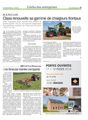 Claas renouvelle sa gamme de chargeurs frontaux Claas renouvelle sa gamme de chargeurs frontaux