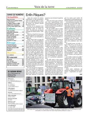 Dans ce numéro Dans ce numéro
