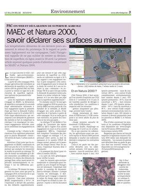MAEC et Natura 2000,savoir déclarer ses surfaces au mieux! MAEC et Natura 2000,savoir déclarer ses surfaces au mieux!