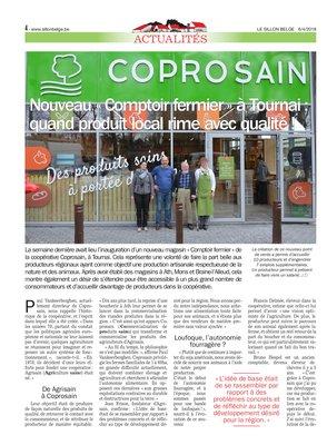 Nouveau «Comptoir fermier» à Tournai: quand produit local rime avec qualité! Nouveau «Comptoir fermier» à Tournai: quand produit local rime avec qualité!