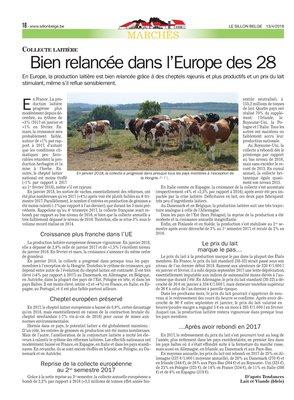 Bien relancée dans l’Europe des 28 Bien relancée dans l’Europe des 28