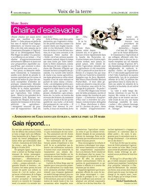 Chaîne d’escla-vache Chaîne d’escla-vache