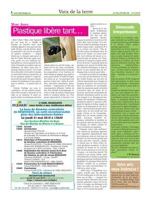 Plastique libère tant… Plastique libère tant…