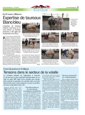 Tensions dans le secteur de la volaille Tensions dans le secteur de la volaille