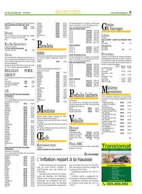 L’inflation repart à la hausse L’inflation repart à la hausse