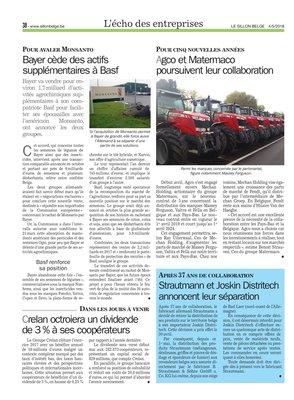 Strautmann et Joskin Distritechannoncent leur séparation Strautmann et Joskin Distritechannoncent leur séparation