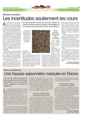 Une hausse saisonnière marquée en France Une hausse saisonnière marquée en France